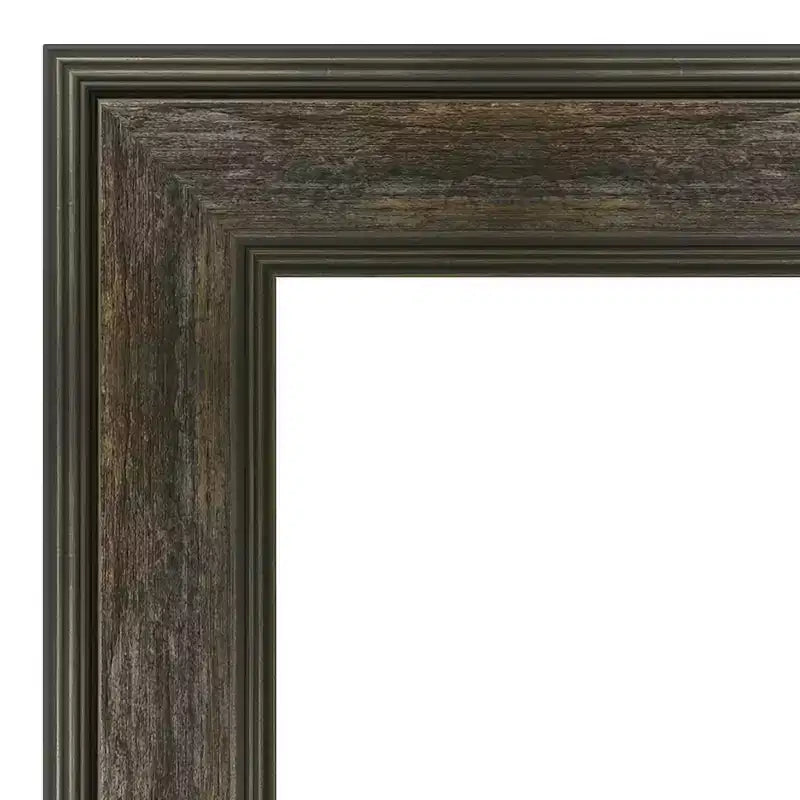 Miroir de sol gris anthracite uni sans biseaux