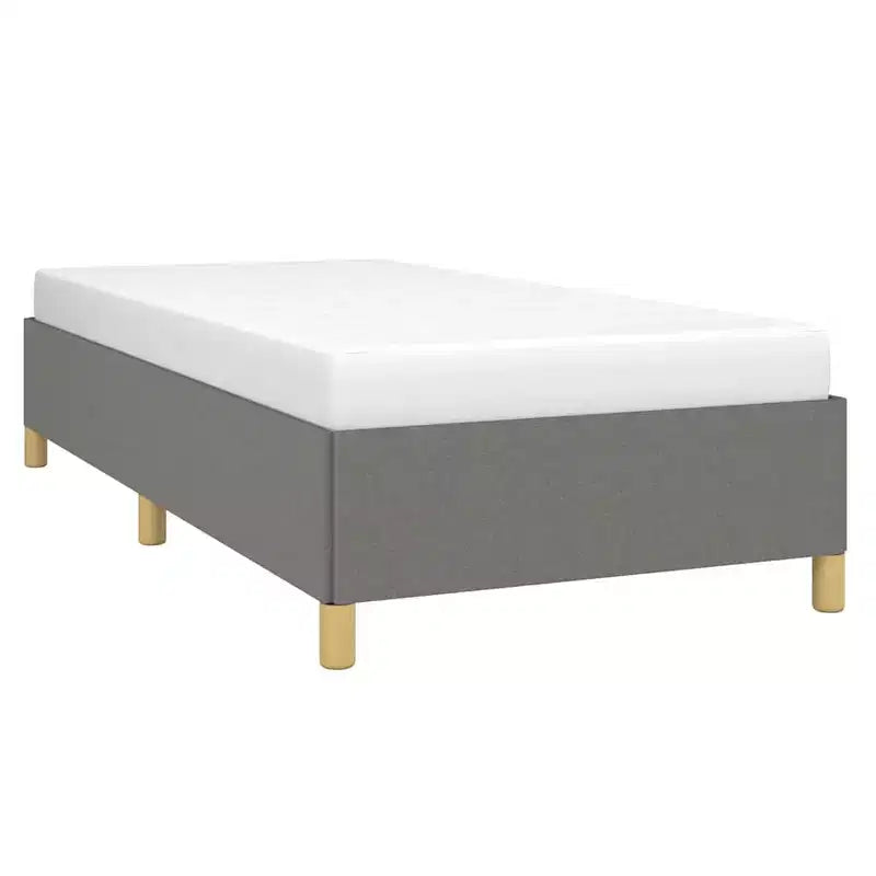 Cadre de lit, gris foncé, lit simple/double extra-large