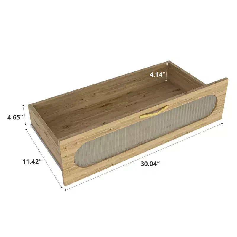 Coiffeuse et meuble de rangement en bois à quatre tiroirs