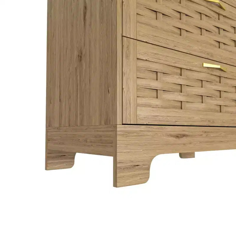 Coiffeuse et meuble de rangement en bois à quatre tiroirs