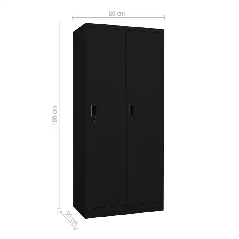 Armoire blanche en acier Grande armoire rectangulaire moderne