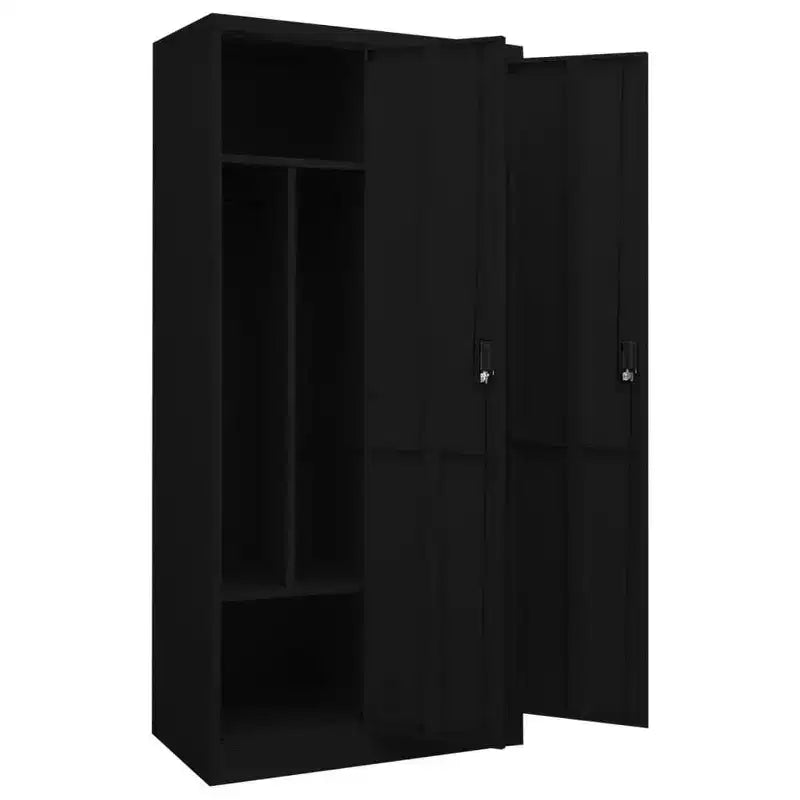 Armoire blanche en acier Grande armoire rectangulaire moderne