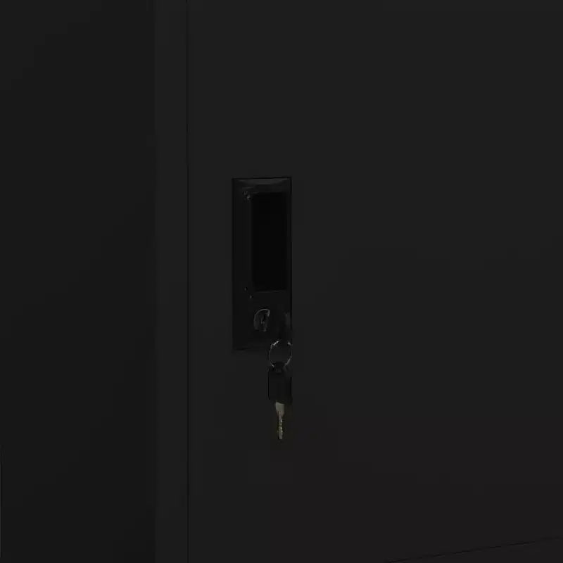 Armoire blanche en acier Grande armoire rectangulaire moderne