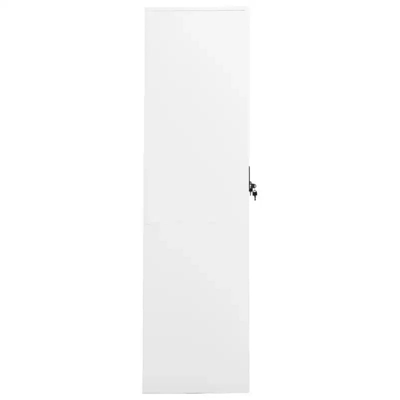 Armoire blanche en acier Grande armoire rectangulaire moderne