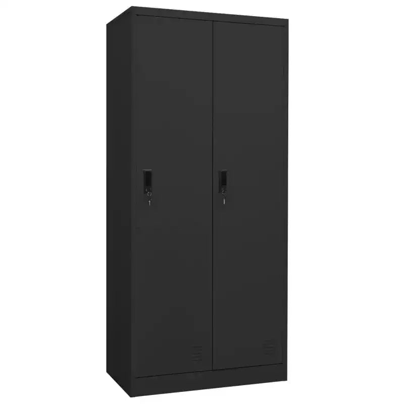 Armoire blanche en acier Grande armoire rectangulaire moderne