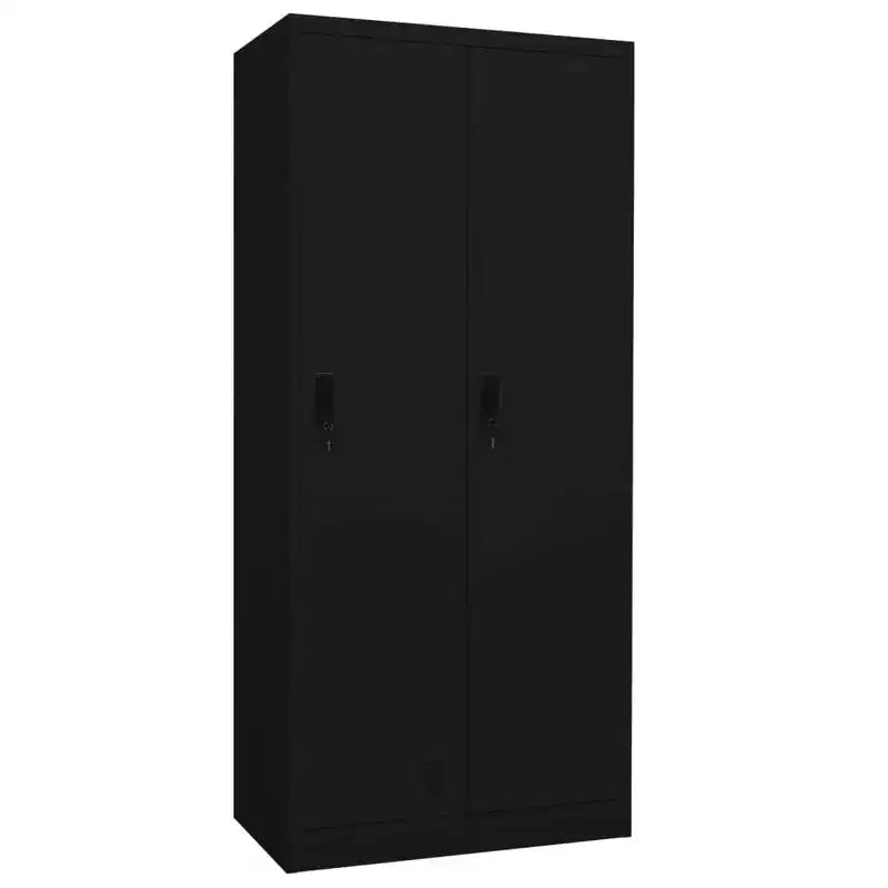 Armoire blanche en acier Grande armoire rectangulaire moderne
