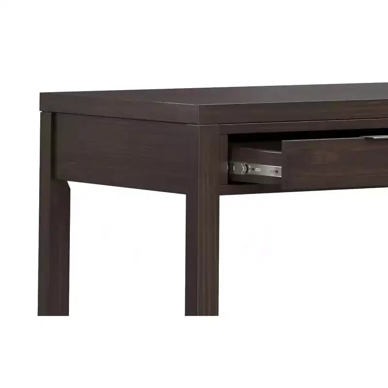 Bureau en bois massif de style moderne, couleur noyer chaleureux