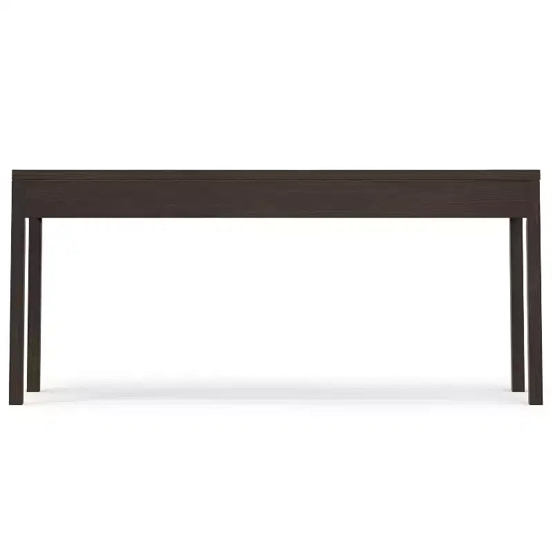 Bureau en bois massif de style moderne, couleur noyer chaleureux