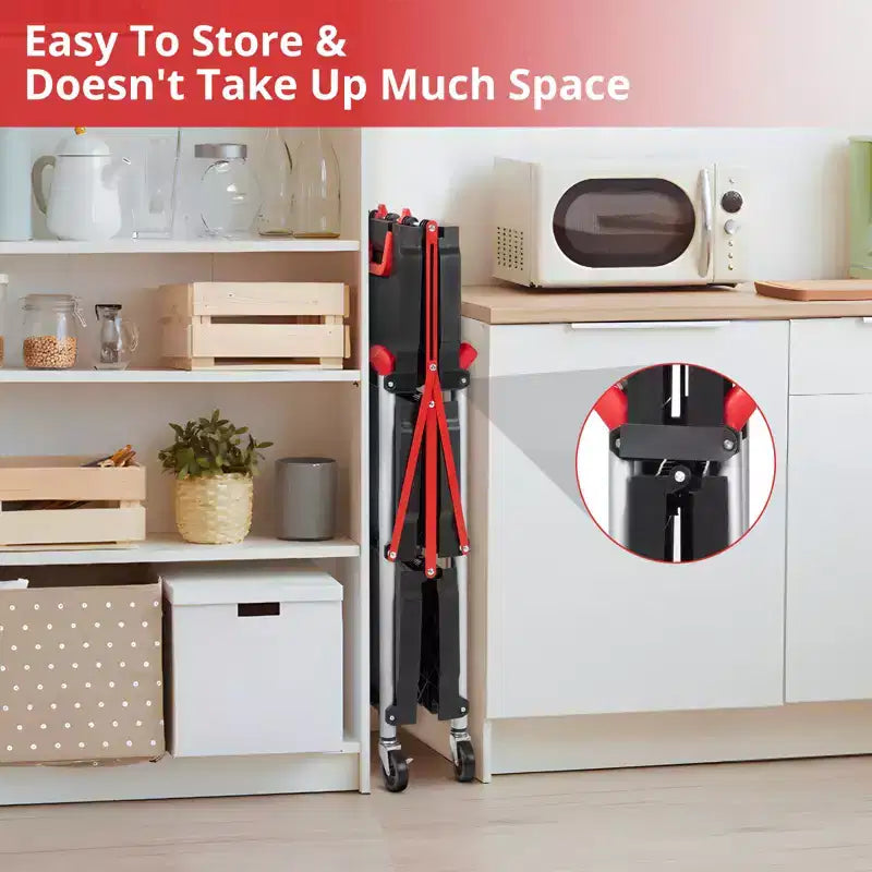 Poussette multifonctionnelle pliable à trois couches
