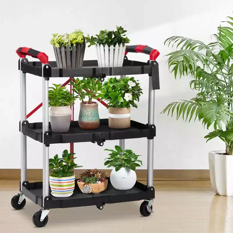 Poussette multifonctionnelle pliable à trois couches