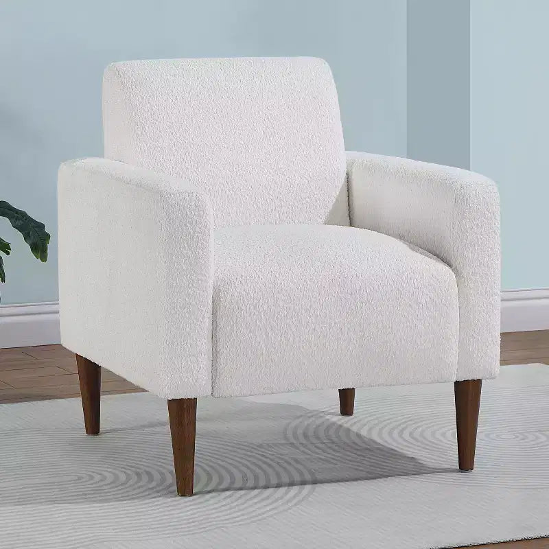 Comfort Pointe Cumulus Modern Arm Chair White