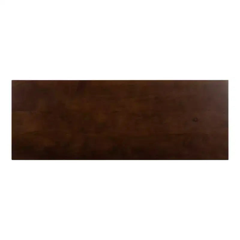 Console en bois rectangulaire, brun noyer