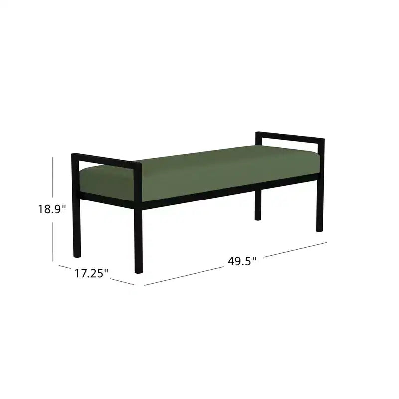 Banc moderne en métal