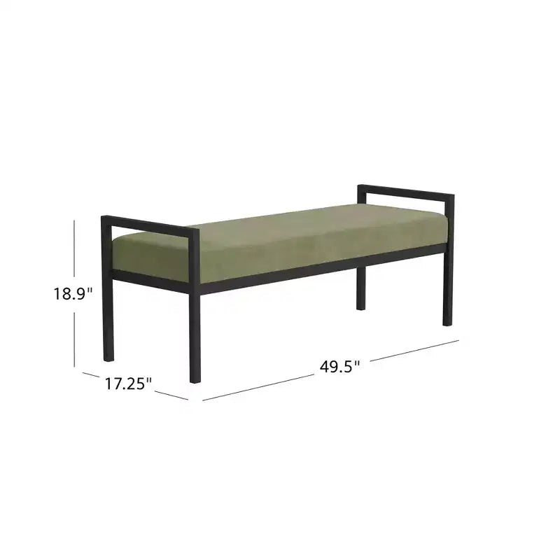 Banc moderne en métal