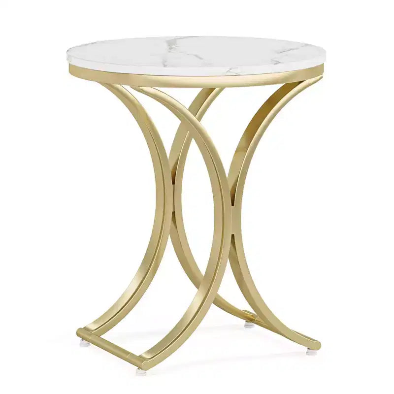 Lantine Small C Leg Round End Table